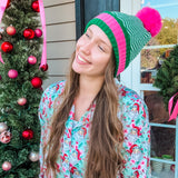 Olivia Beanie - Green - Final Sale