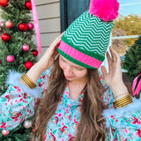 Olivia Beanie - Green - Final Sale