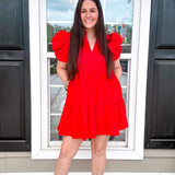 Chasing Sunsets Dress - Red
