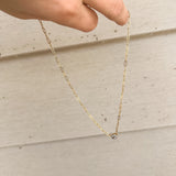Simple Rhinestone Chain Necklace