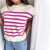 Free To Roam Top - Bright Mauve