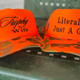 Orange Camo Trucker Hat - Final Sale