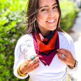 FRNCH | Foulard TANAISIE Geo flowers - Final Sale