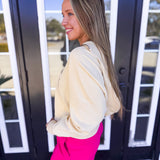 Scuba Elastic Waistband Short - Hot Pink