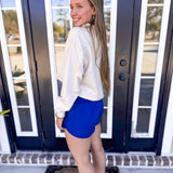Run A Mile Short - Light Navy
