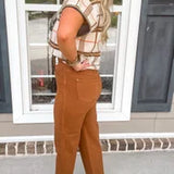 Carla Camel Wide Crop JB