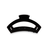 TELETIES Jet Black Medium Open Hair Clip