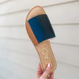 Bonfire Tan/Black Sandals
