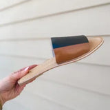 Bonfire Tan/Black Sandals