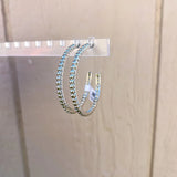 Frankie Large Earrings - Silver *Final Sale*