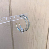 Gretchen Large Earrings - Silver *Final Sale*