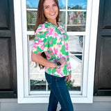Tiegan Primrose Melon Top