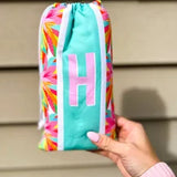 Get Tropical Initial Beach Towel