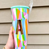 Sea Glass Straw Tumbler