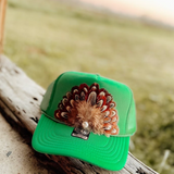 Spring Feather Trucker Hats - Final Sale