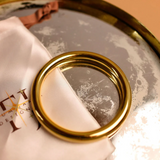 Tatum James 9MM Solid Bangle - Gold