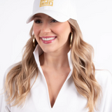 Emily McCarthy Signature Logo Hat - White