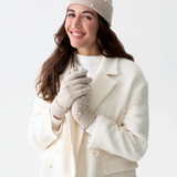 Perla Touchscreen Gloves - Taupe - Final Sale