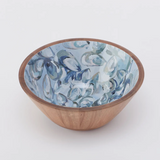 Kim Hovell | Wooden Bowl (Large) - Pewter Shells - Final Sale