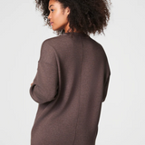SPANX | Airessentials Brushed V-Neck Tunic - Heather Smoke