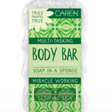 Caren | White Pearl Body Bar Sponge - Final Sale