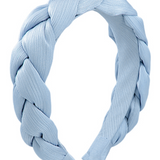 Light Blue Braided Wide Headband - Final Sale