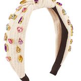 Ivory Multi Jewel Headband - Final Sale