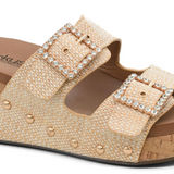 Main Squeeze Sandal - RAFFIA