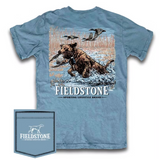Men's Retriever Splash T-Shirt - Ice Blue
