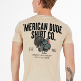 Simply | Men's Turkey 'Merican Dude Tee - Tan