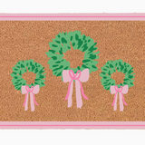 Mary Square | Rosy Wreaths Door Mat - Final Sale