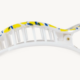 TELETIES | Limoncello Large Flat Round Hair Clip - Final Sale