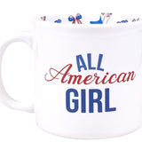 American Girl Coffee Mug