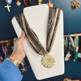 Elegantly Fall Scarf Necklace - Final Sale