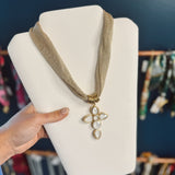 To The Cross Scarf Necklace - Final Sale