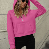 Mandy Half Zip Long Sleeve Sweatshirt