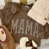 PREORDER - Leopard Name Sweatshirts - CLOSING 11.24