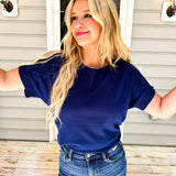 No Need To Think Top - Navy