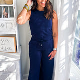 SPANX | Airessentials Sleeveless Jumpsuit - Timeless Navy