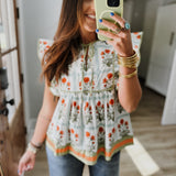 The Way You Found Me Top - Orange