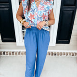 Mary Square | Krista Pant - Blue