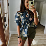 Moving Through My Mind Top - Teal