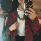 Such A Statement Necklace - Green