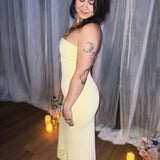 An Absolute Need Midi Dress - Yellow