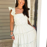 Sweetest One I Know Midi Dress - Green Tea