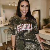 Georgia Code Five Camo Tee - Final Sale