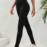 Wide Waistband Leggings