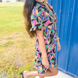 Colors In The Fall Dress - Multi