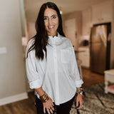Katherine Stripe Shirt - Classic White