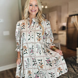 Floral Fall Dress